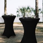 Masa de cocktail cu husa